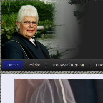 Hoorn, Koggenland, Medemblik, Opmeer, Stede Broec,trouwambtenaar, BABS, wettelijk huwelijk, gemeente, trouwen, trouw ceremonie, website, Joomla!, PHP, MySql met: MiekeTrouwt.nl - Trouwambtenaar